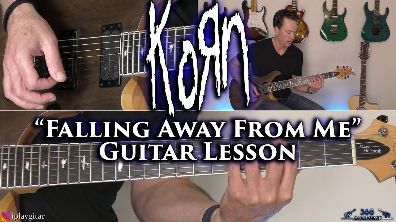 Korn - Falling Away From Me Урок игры на гитаре