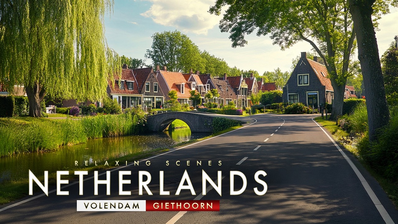 Through the Most Beautiful Landscapes 🇳🇱 | Netherlands 4K Driving Tour