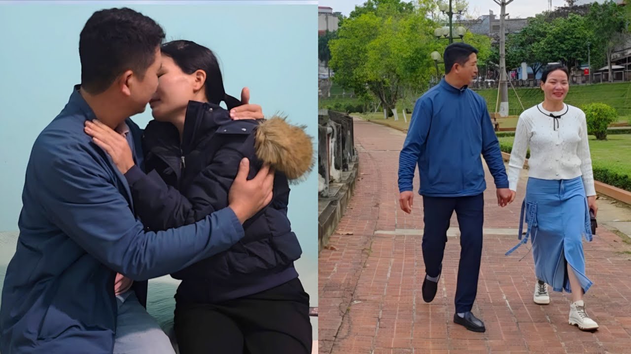 The police officer and the single mother shared a sweet kiss, their love beginning from zero
