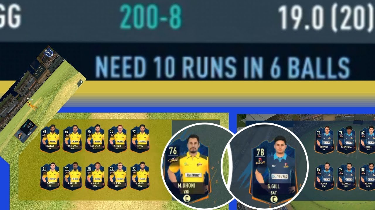 IPL AUCTION 2026# CSK Vs GT Real Cricket ( Expert Mode )       