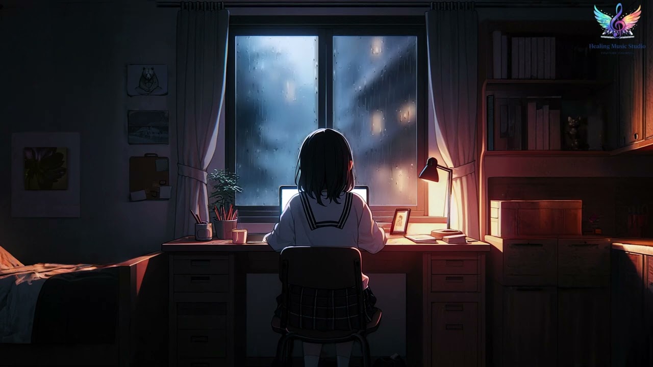 Heavy Rain for Study and Relaxation | Study Music | Deep Relaxation