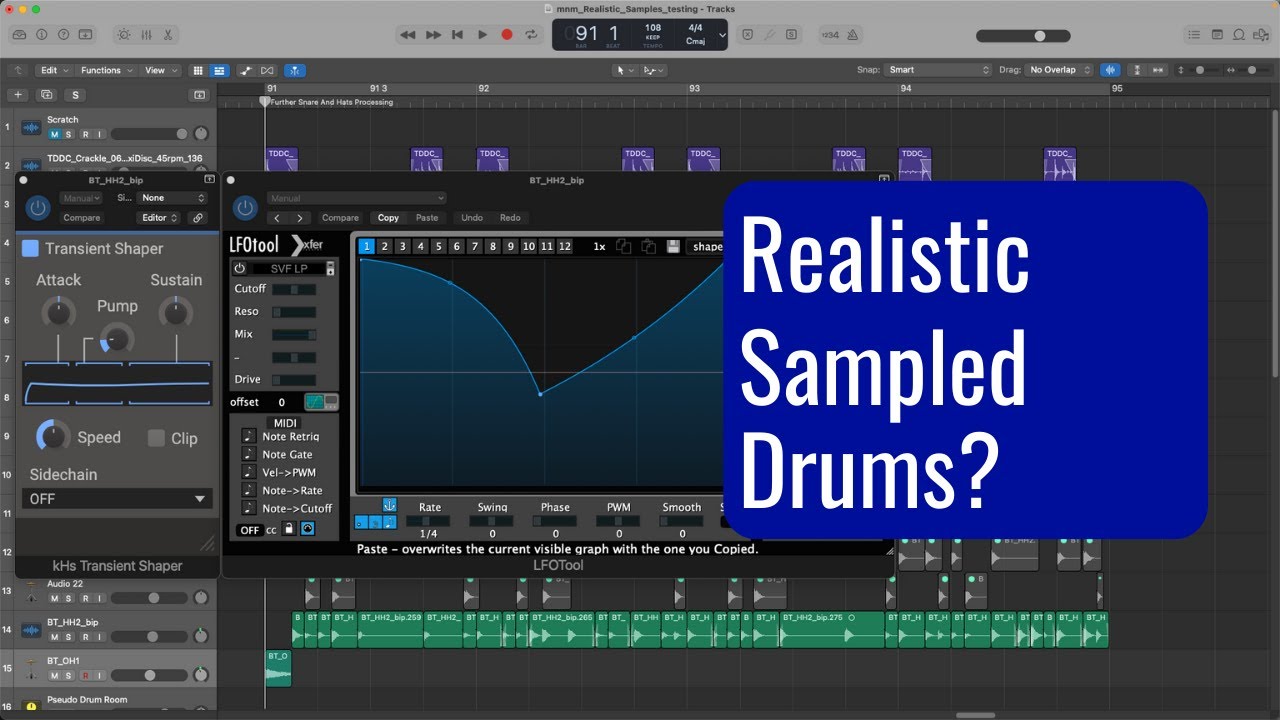 How To Make Sampled Drums Sound More Realistic
