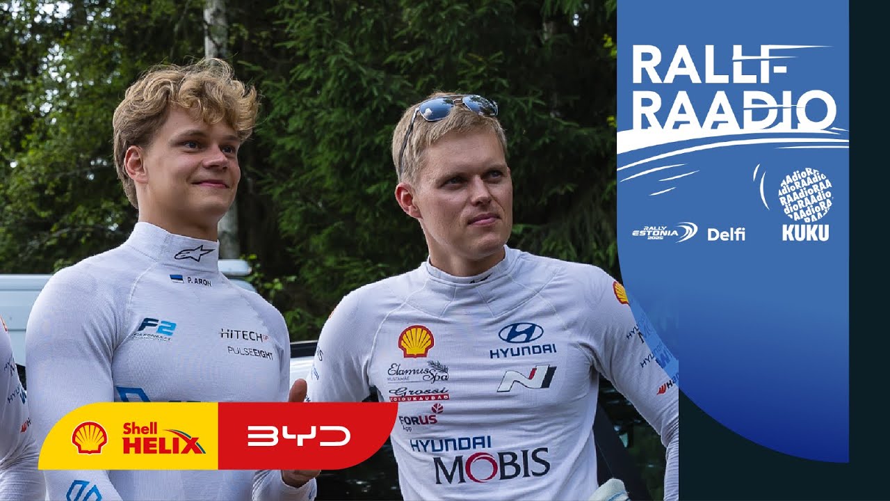 Paul Aron sõitis Ott Tänaku kõrvalistmel - Rally Estonia 2025