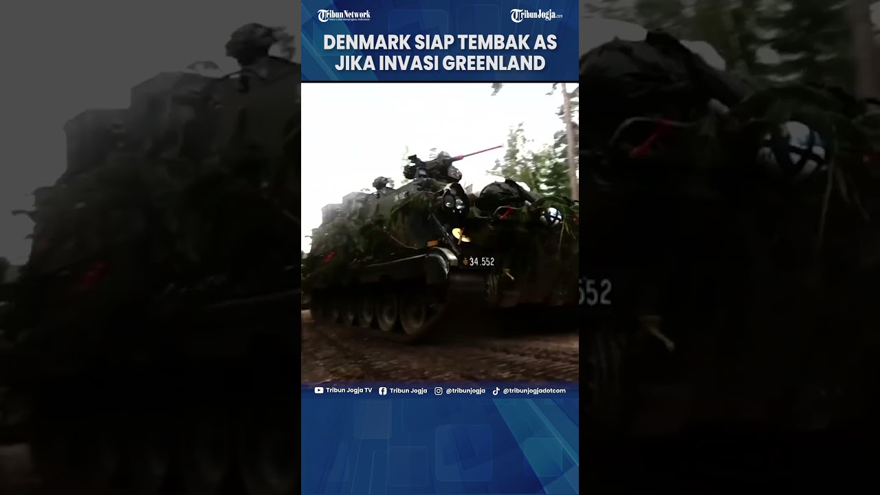 DENMARK SIAGAKAN MILITERNYA,SIAP PERANG & ANCAM TEMBAK DULUAN JIKA AS NEKAT INVASI GREENLAND 