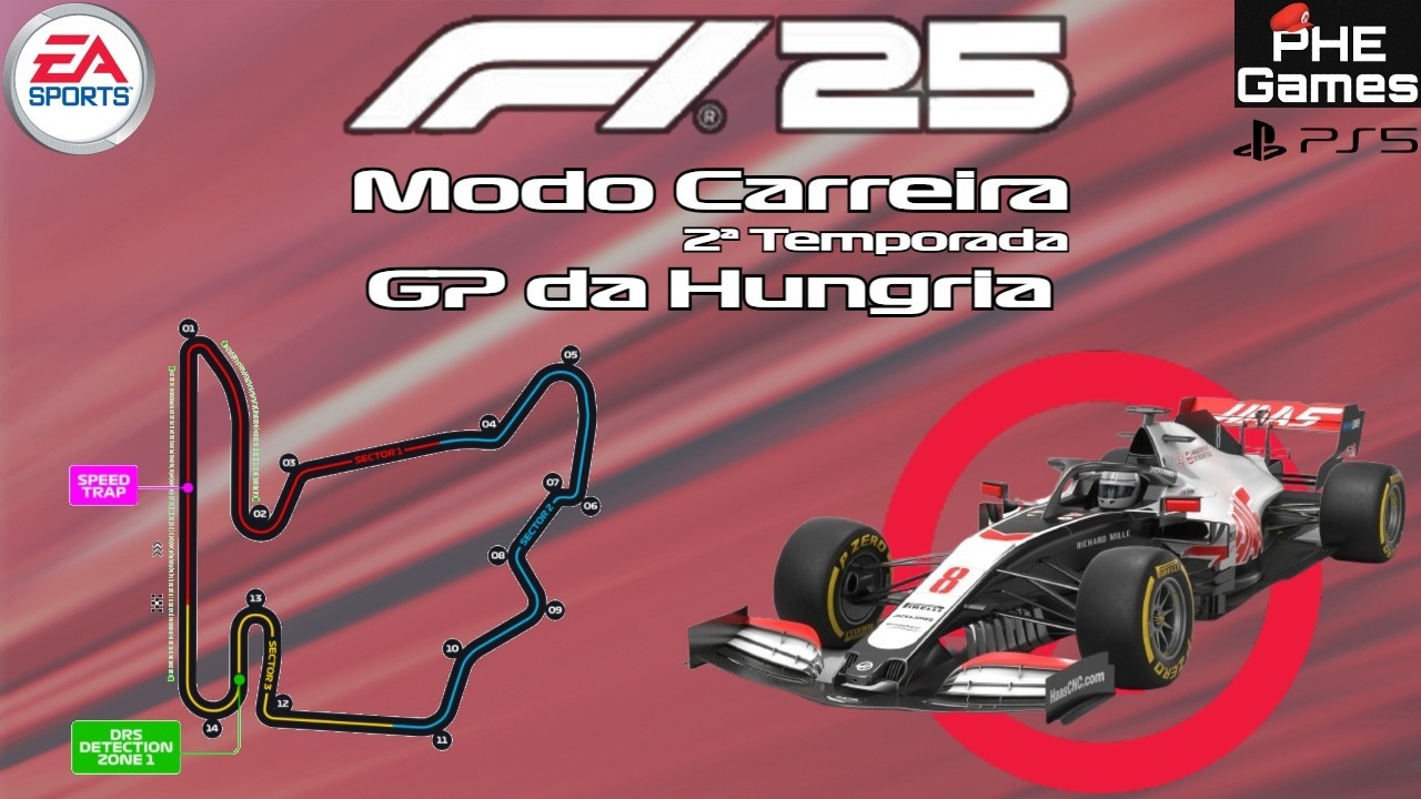 F1 25 - GP da Hungria (Modo: Carreira / 2ª Temp.) (PS5) (#3341)