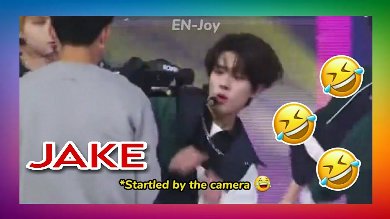 Jake's cute reaction on his startled moments || En-joy with ENHYPEN