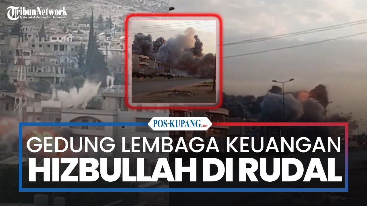 IDF Ratakan Gedung Lembaga Keuangan Terkait Hizbullah di Lebanon