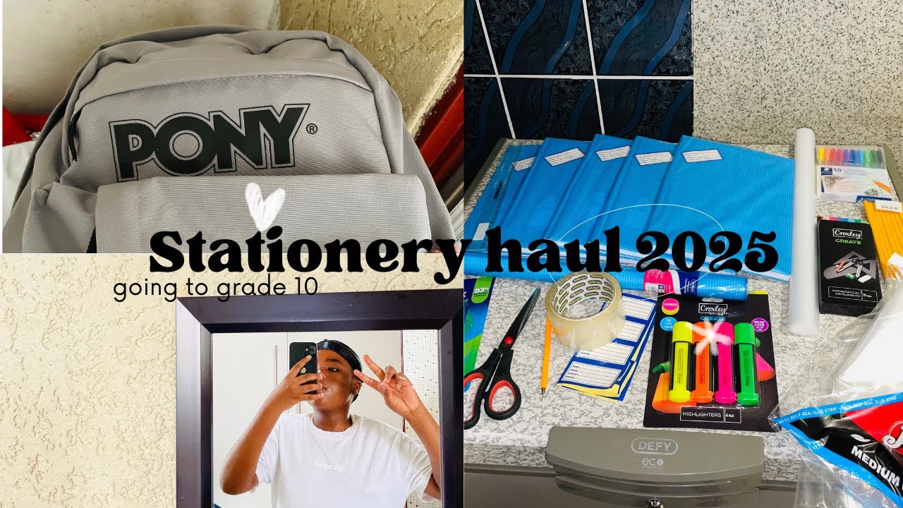 Stationery haul 2026 :: Back to School : Grade 10 :: South African Youtuber