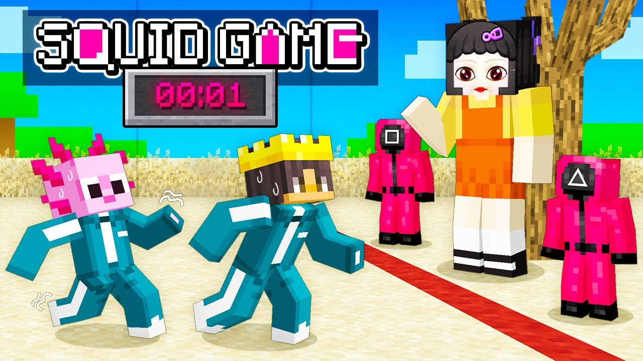 Playing SQUID GAME In Minecraft!