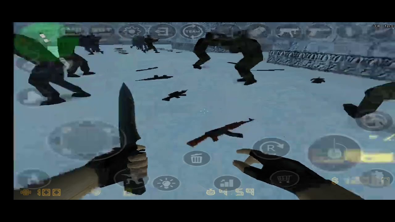 CS 1.6 Android fy_snow gameplay 