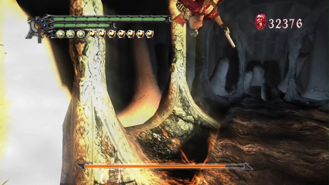 Fanning out Vergil with dual pistols - Devil May Cry 3 HD