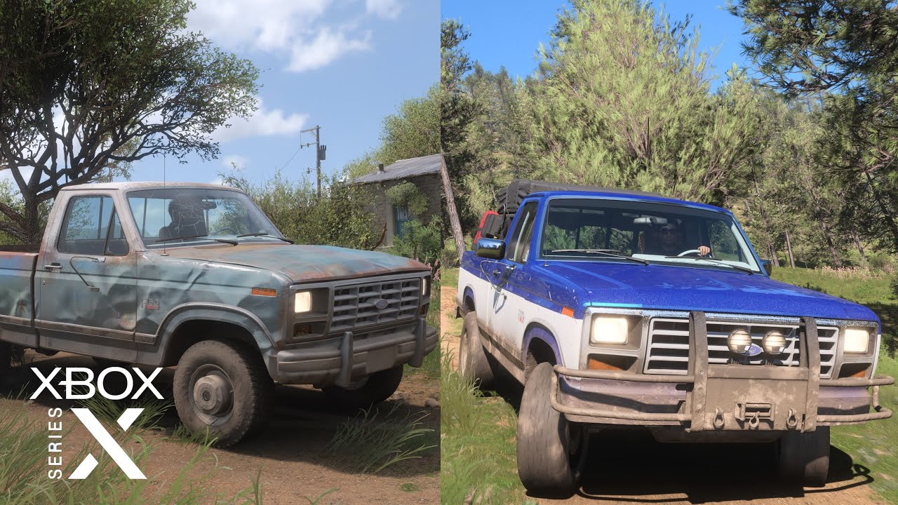 OLD FORD pickup F-150 '86 RESTORATION - Going out EXPLORING | Forza Horizon 5 (Xbox Series X) - 4K