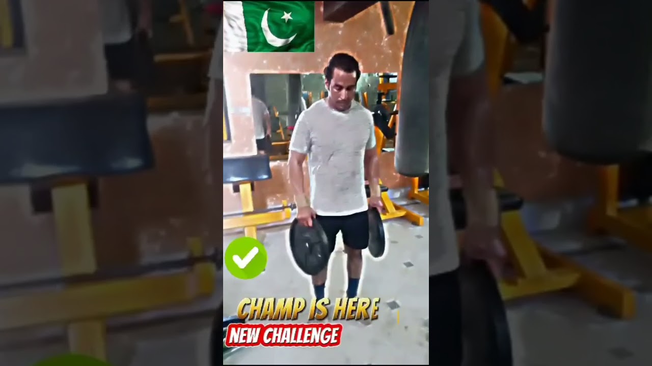 Holding heavy gym plates challenge