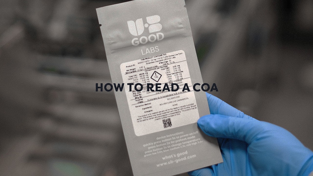 How To Read a COA
