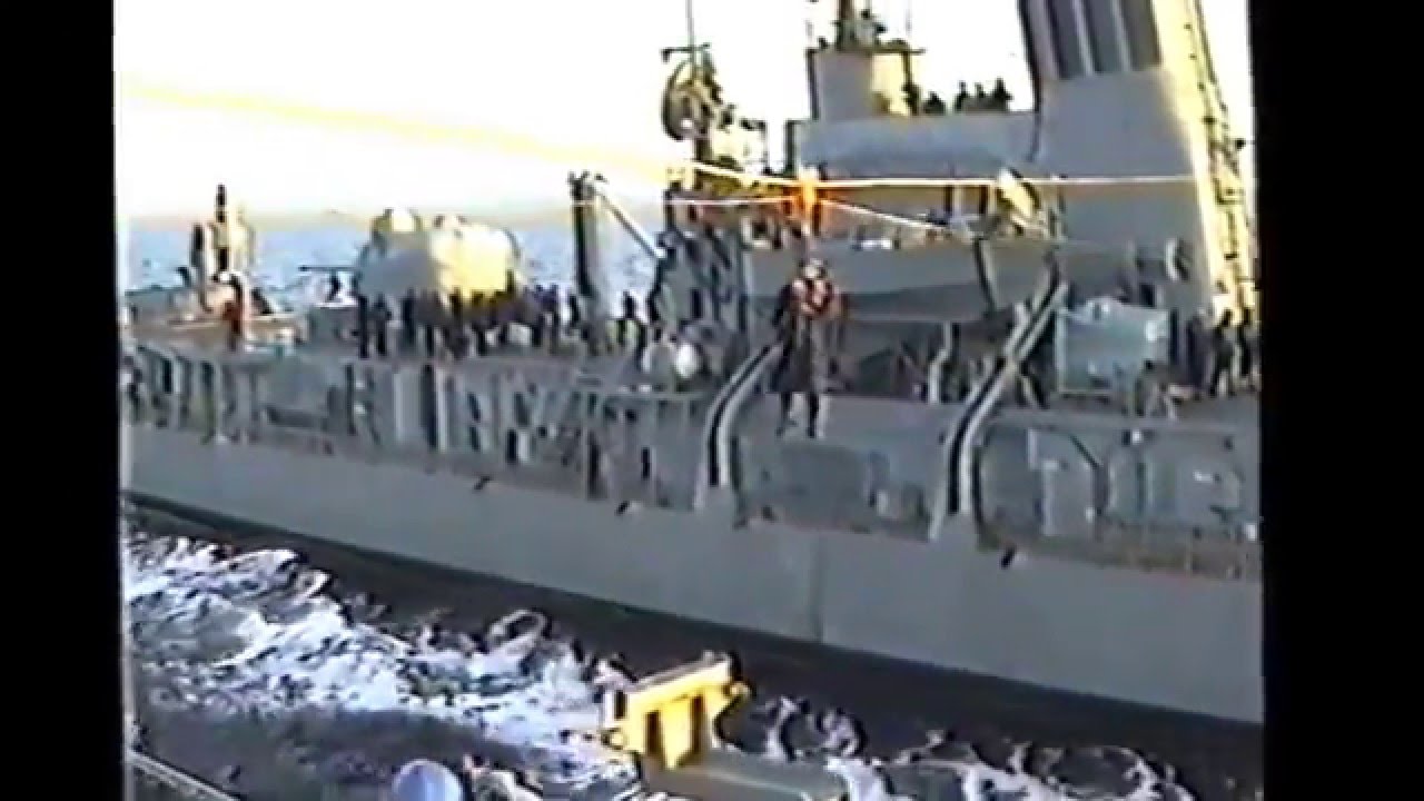 Manila Highline Manöver mit der Lütjens