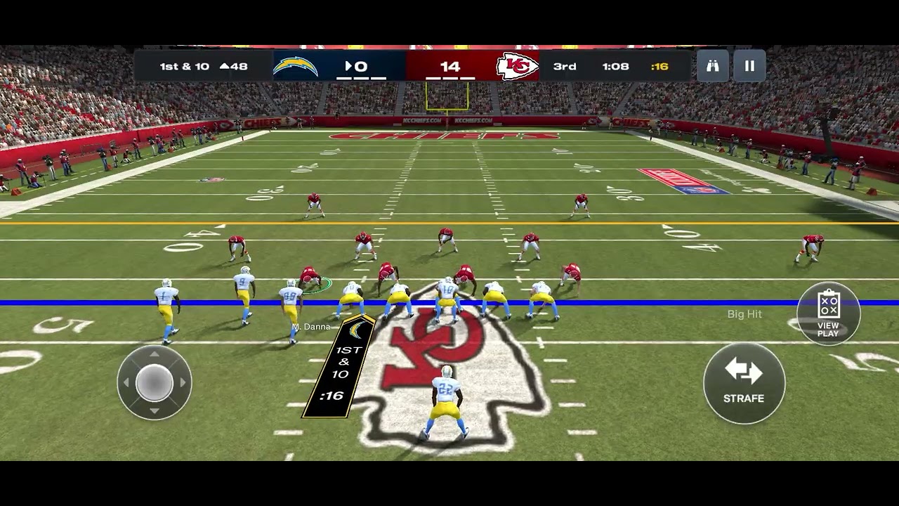 Chief vs chargers madden 26 mobile 