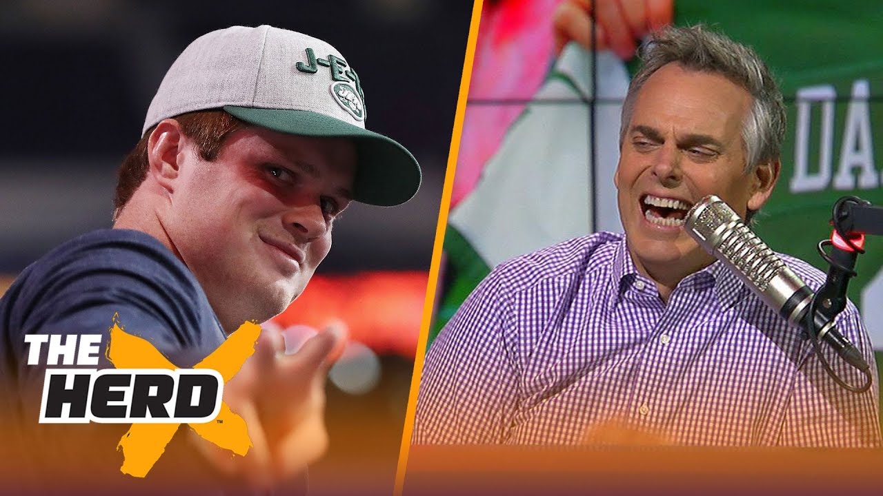 Colin Cowherd on NY Jets acing 2018 NFL Draft with Sam Darnold, Josh Rosen to Cardinals | THE HERD