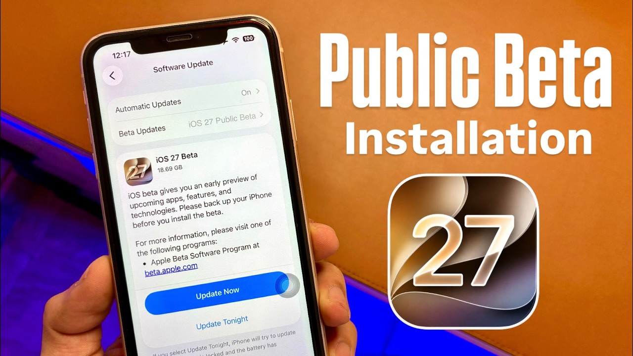iOS 27 Public Beta 1 Installation - How to Download iOS 27 Public Beta in iPhone 