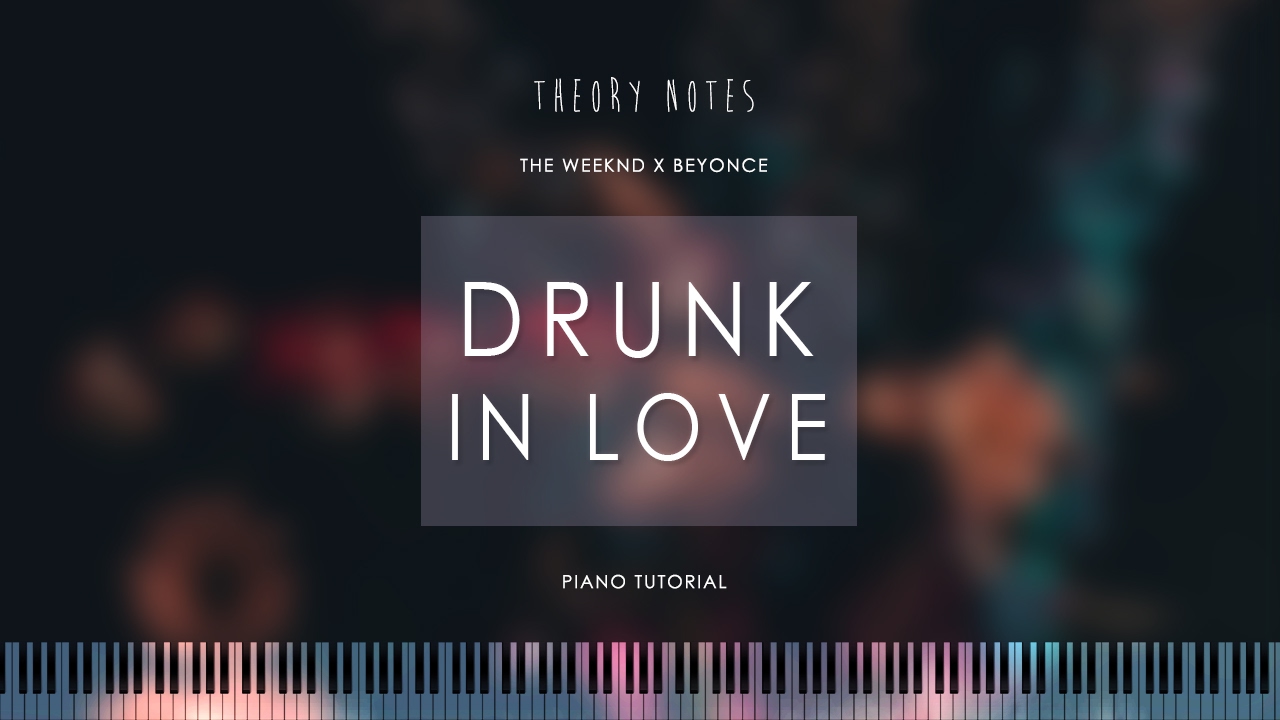 How to Play The Weeknd x Beyonce - Drunk In Love | Theory Notes Piano Tutorial
