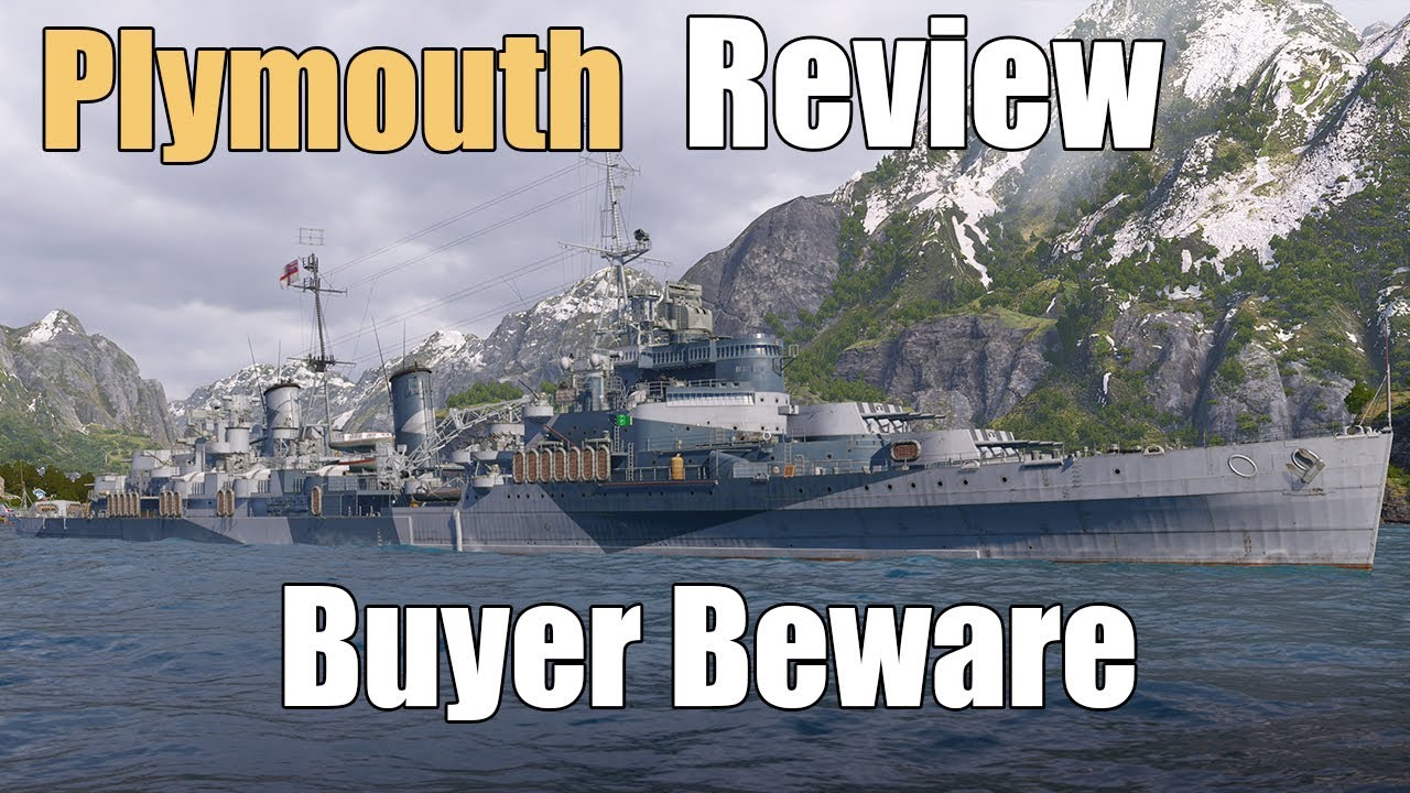 Plymouth Review: Buyer Beware | World of Warships Legends | 4k