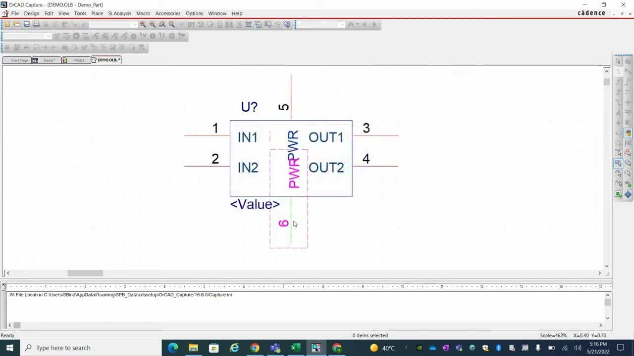 OrCAD Capture Create new Schematic Symbol. #allegro #LEARNPCBA #pcba