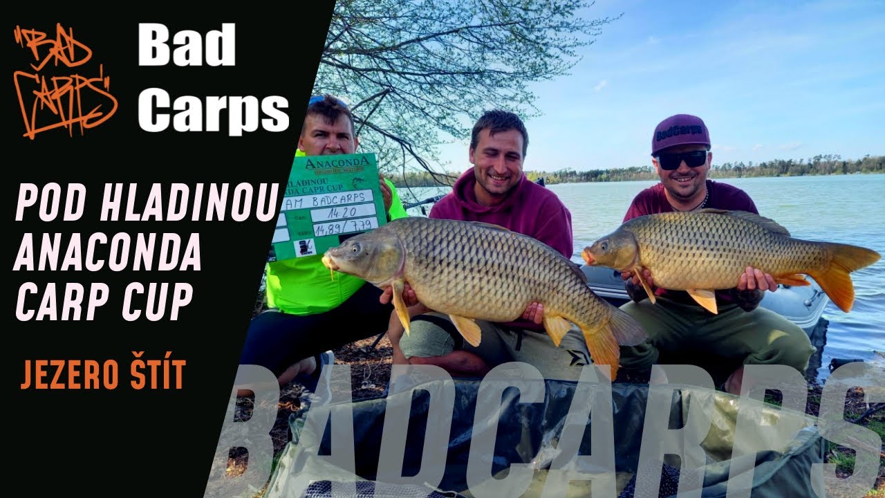 Pod Hladinou Anaconda Carp Cup - Jezero Štít #boilies #badcarps #carpfishing #carp #carprace