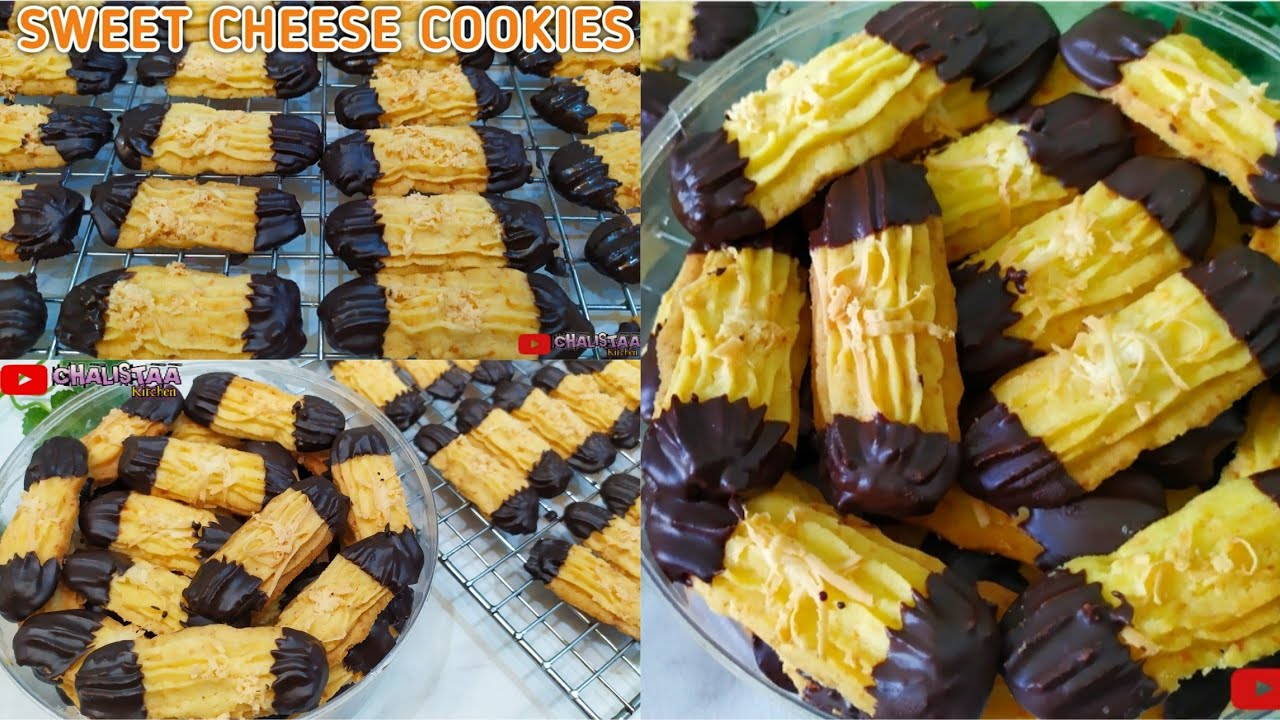 ANEKA KUE KERING LEBARAN - SWEET CHEESE CHOCOLATE COOKIES