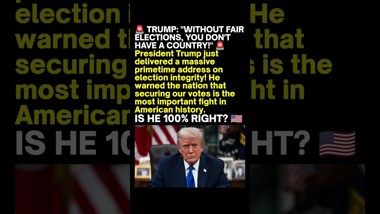 Trump's Election Integrity Speech Goes Viral 🇺🇸