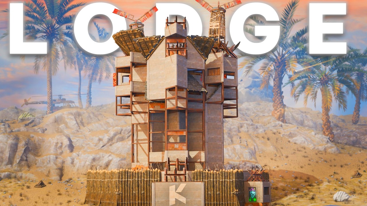 Самая дешевая мета-база для четверых в Rust, которую невозможно зарейдить | The Lodge 2026