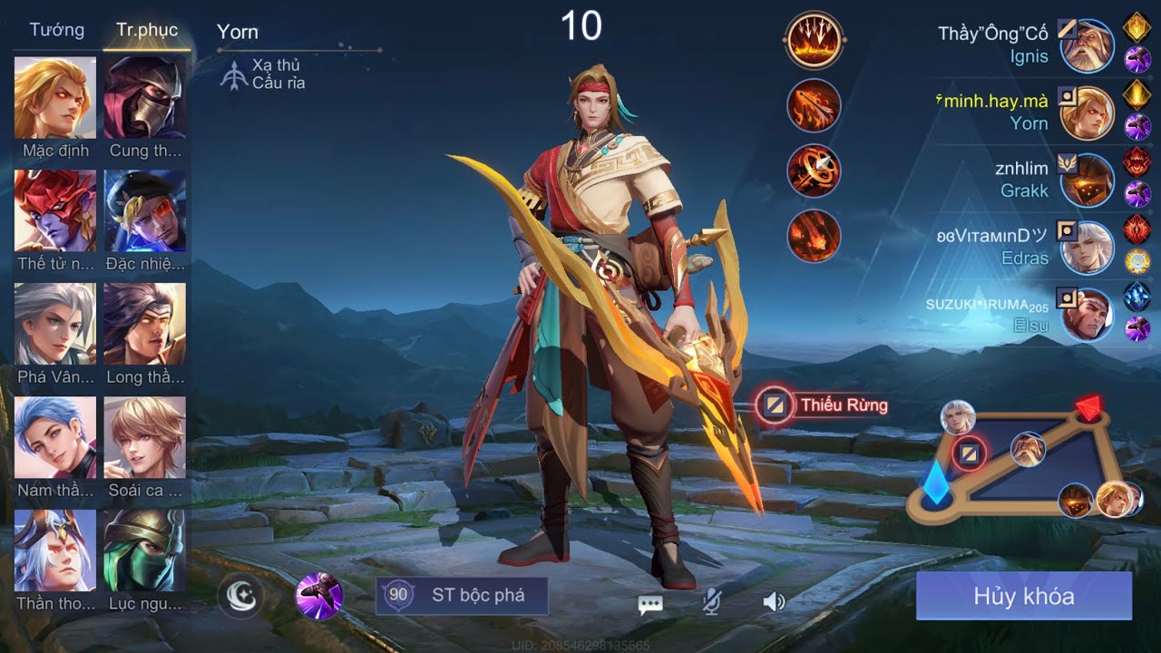 skin mới yorn thương nhân sa mạc lụm megakill😘