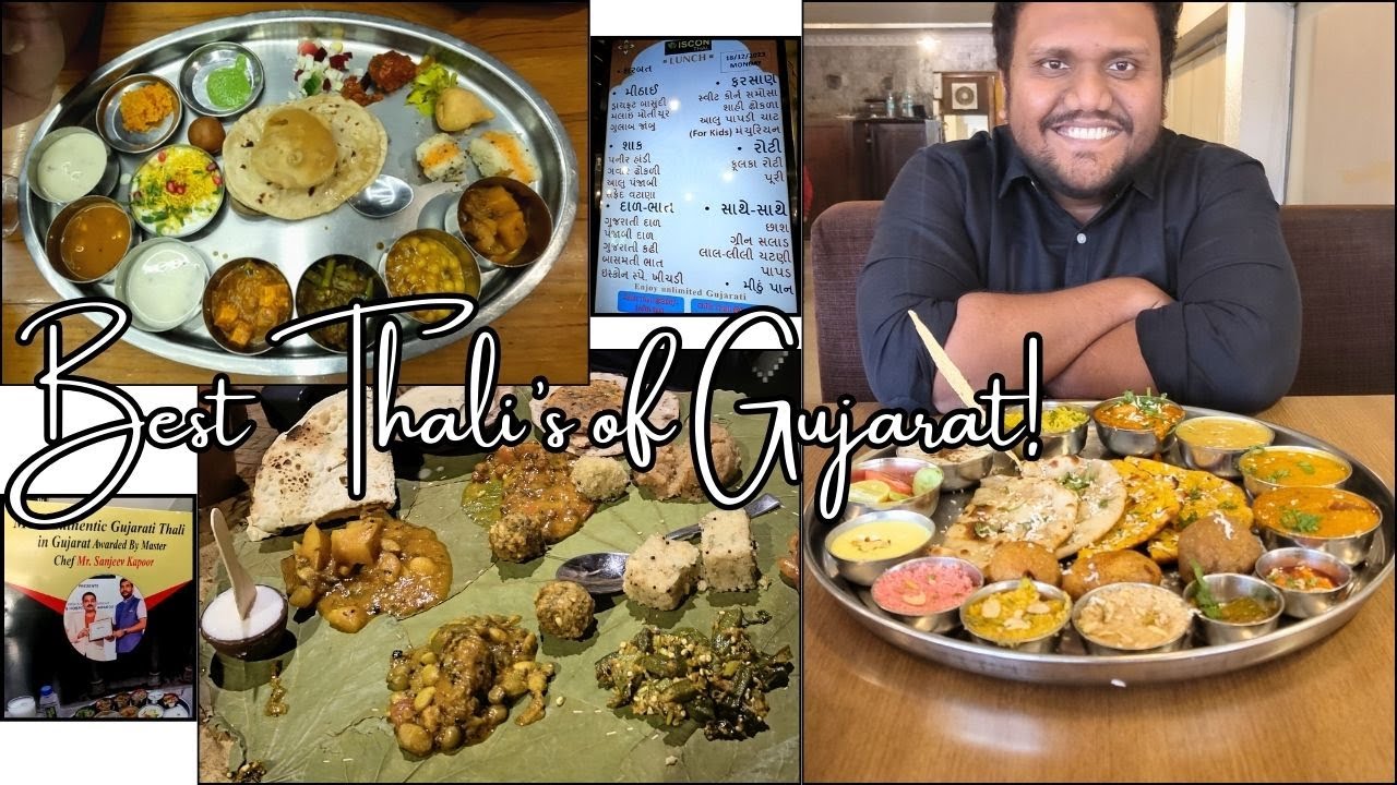 Exploring the Best Gujarati Thali in Ahmedabad | Kuch din to Guzaro Gujarat me #gujratithali #thali