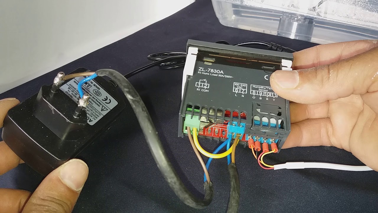 ZL-7830A  طريقة ربط المتحكم في الرطوبة
