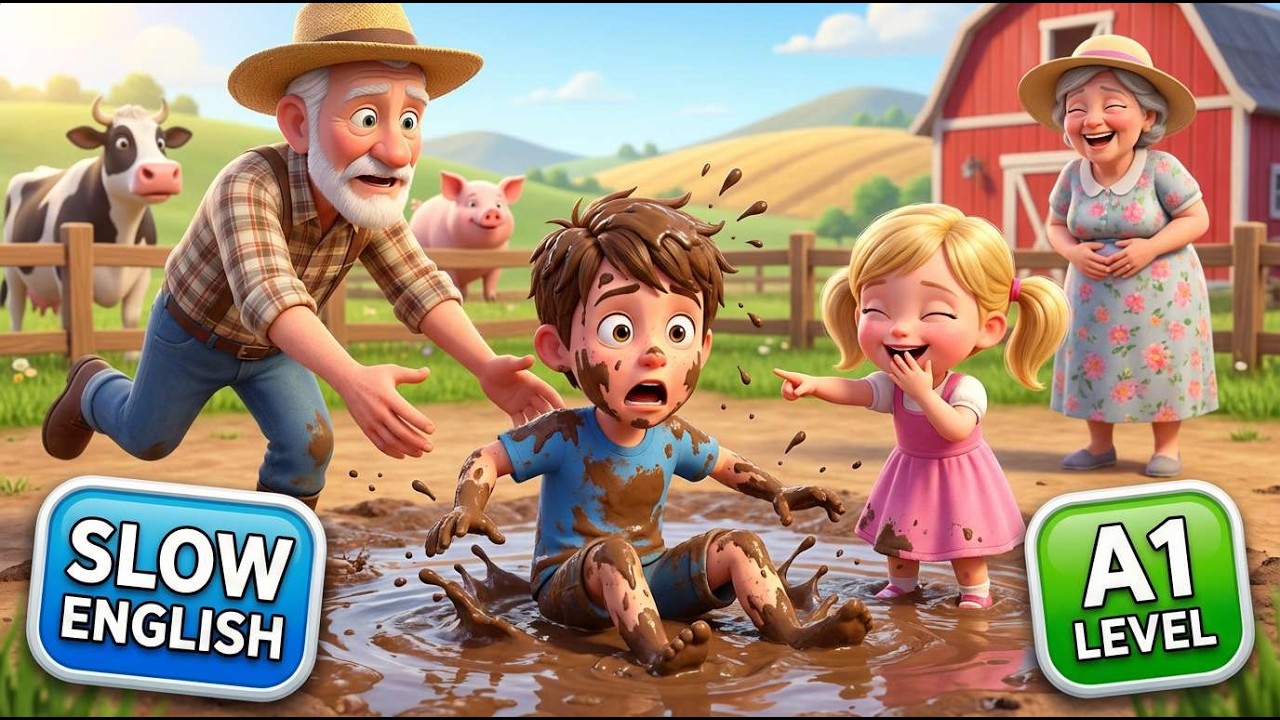 Tom and Emma Help Grandparents HARVEST! 🌾👴👵 Farm Life is HARD | English Story A1