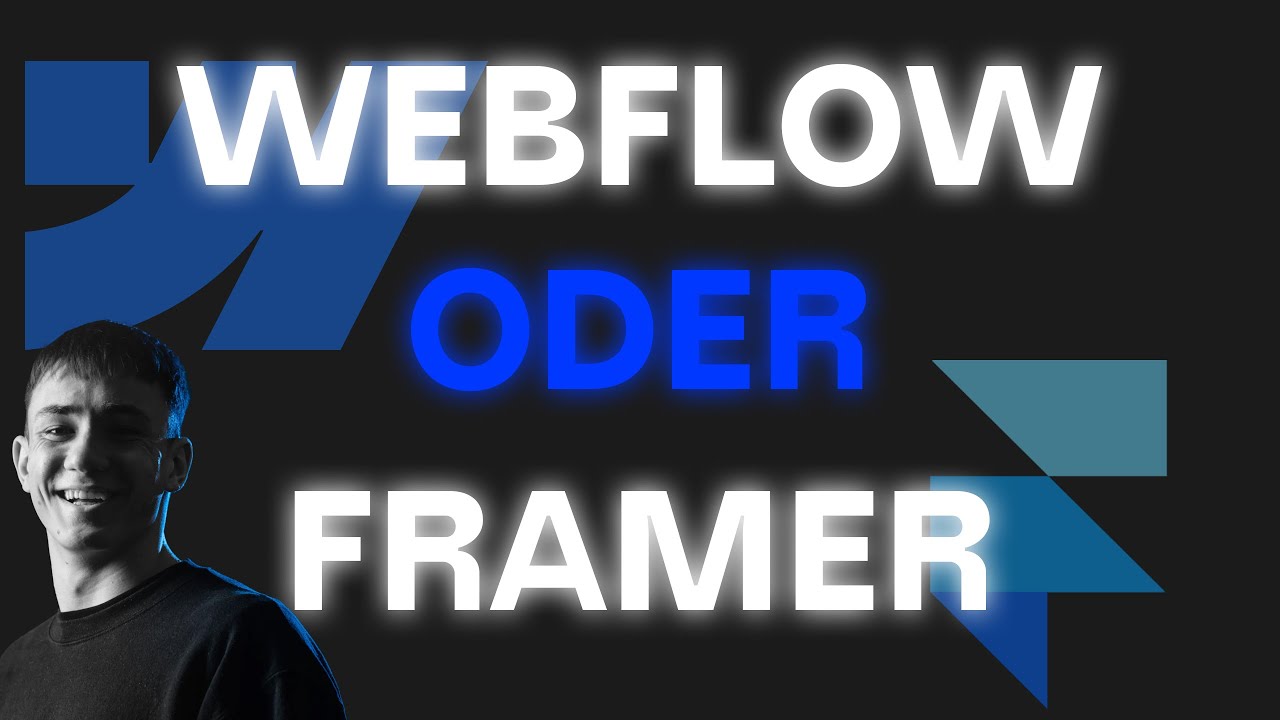 Webflow oder Framer in 2025: Was ist besser?