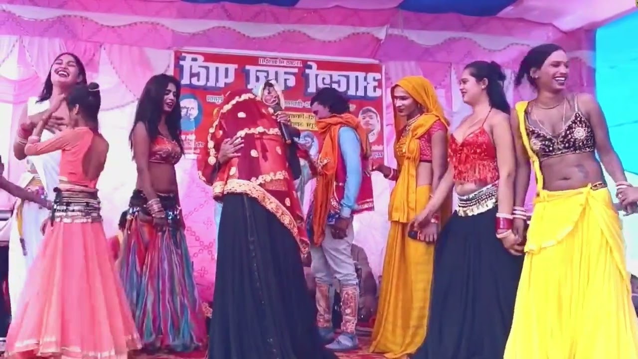 #Adarsh_Nach_Maithili Maithili Nach Comedy Program Maghi Nach video Bhojpuri Nach Program Video 