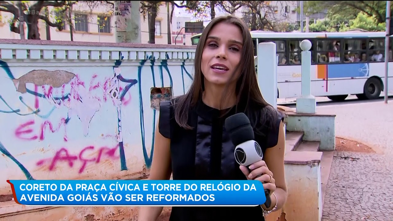 CORETO DA PRAÇA CÍVICA E TORRE DO RELÓGIO DA AVENIDA GOIÁS VÃO SER REFORMADOS