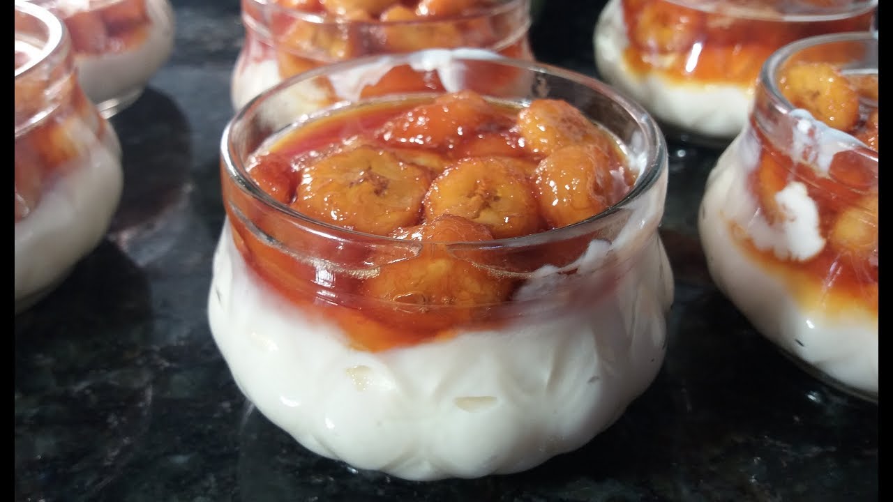 SOBREMESA DE BANANA FÁCIL E DELICIOSA  !!! RECEITINHAS COM AMOR...