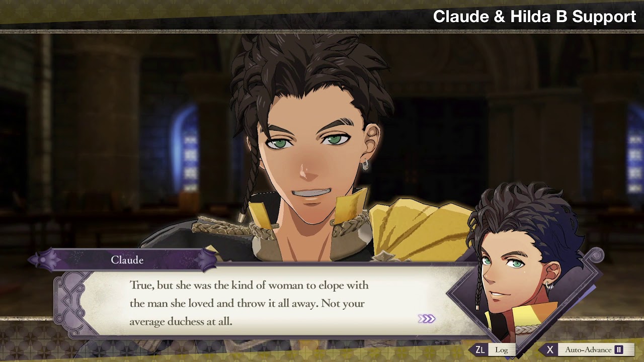 [FE: Three Houses] Claude & Hilda All Support Conversations