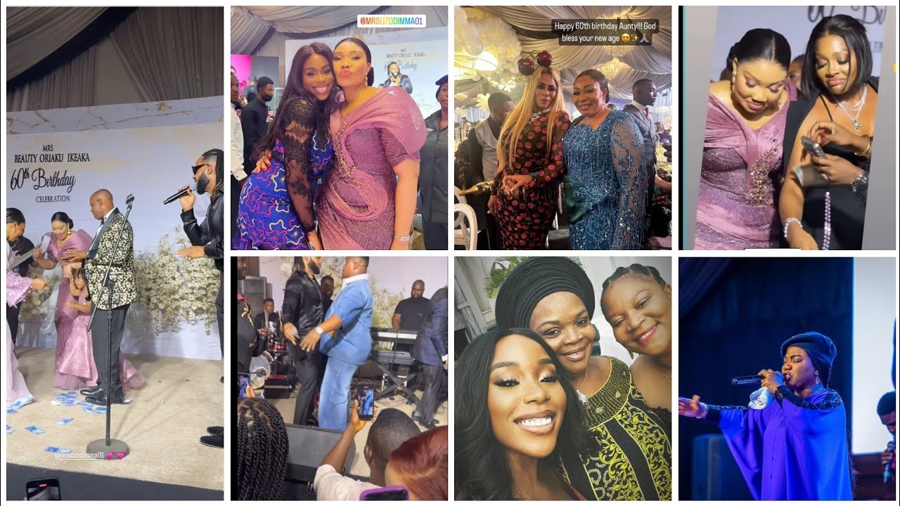 Flavour,ex beauty queens, First ladies, governors, etc attend Imo first Lady 's party. Flavour Love.