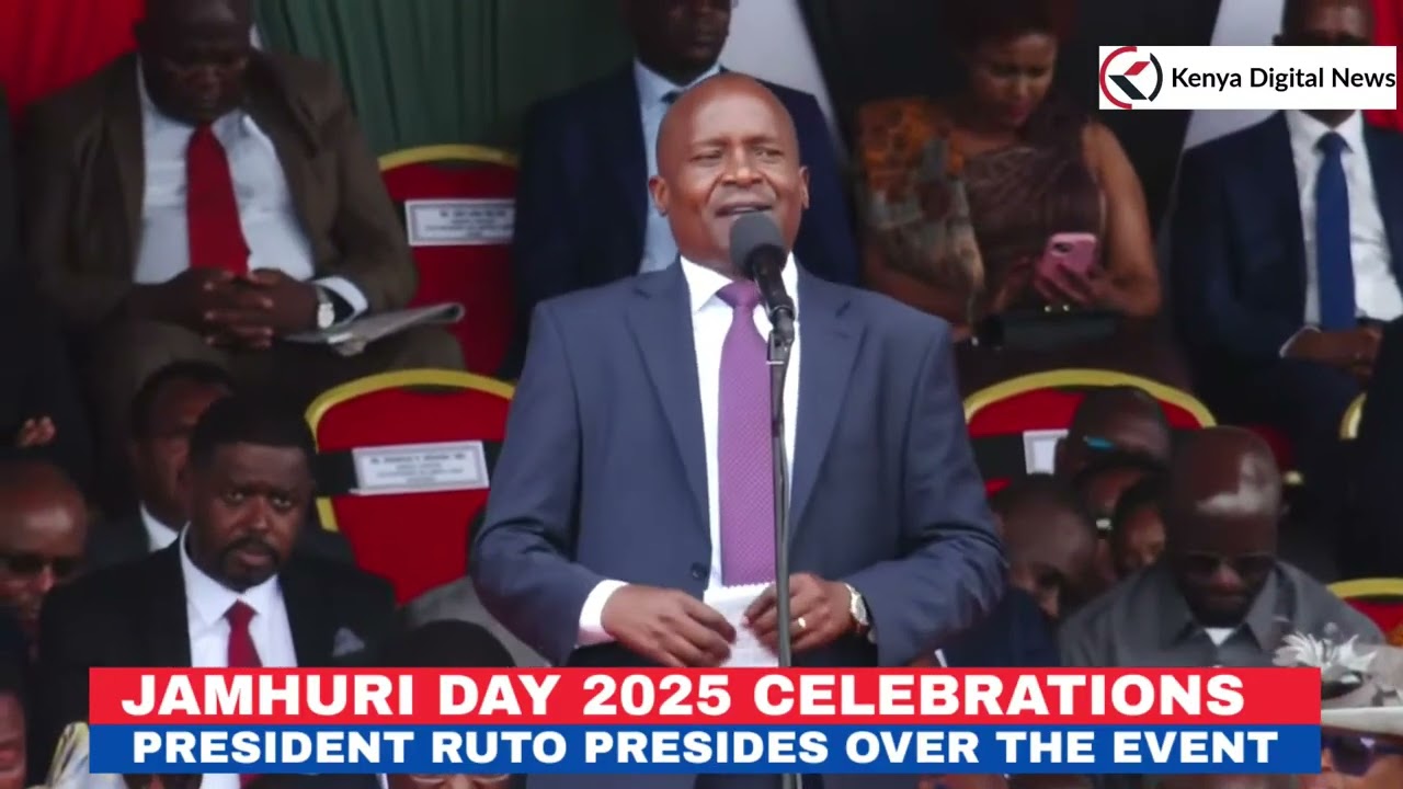 KENYA NI FIRE!! DP Kindiki's speech during Jamhuri Day 2025 celebration at Nyayo Stadium