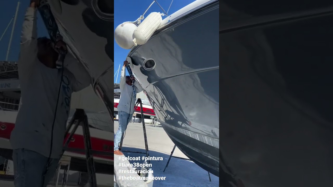 Aplicaci&oacute;n de gelcot y pintura TIARA 38 open