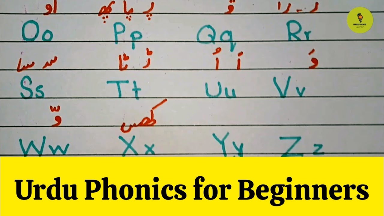 Urdu Alphabet Sounds |Learn Urdu Alphabets for Kids | Urdu Phonics for Beginners| Easy Urdu Learning