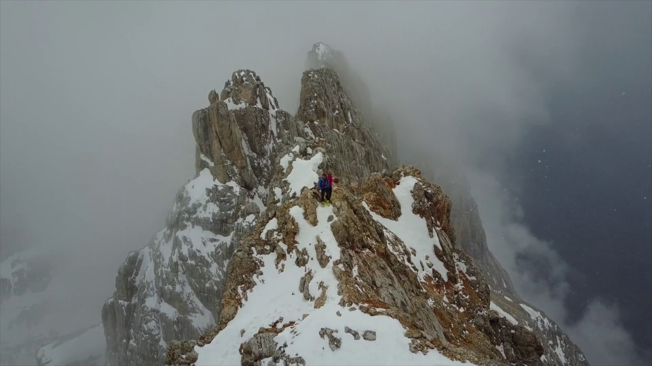 Punta Nera. Monte Faloria. Sci Alpinismo. Alpinismo. Cortina D'Ampezzo. Dolomiti
