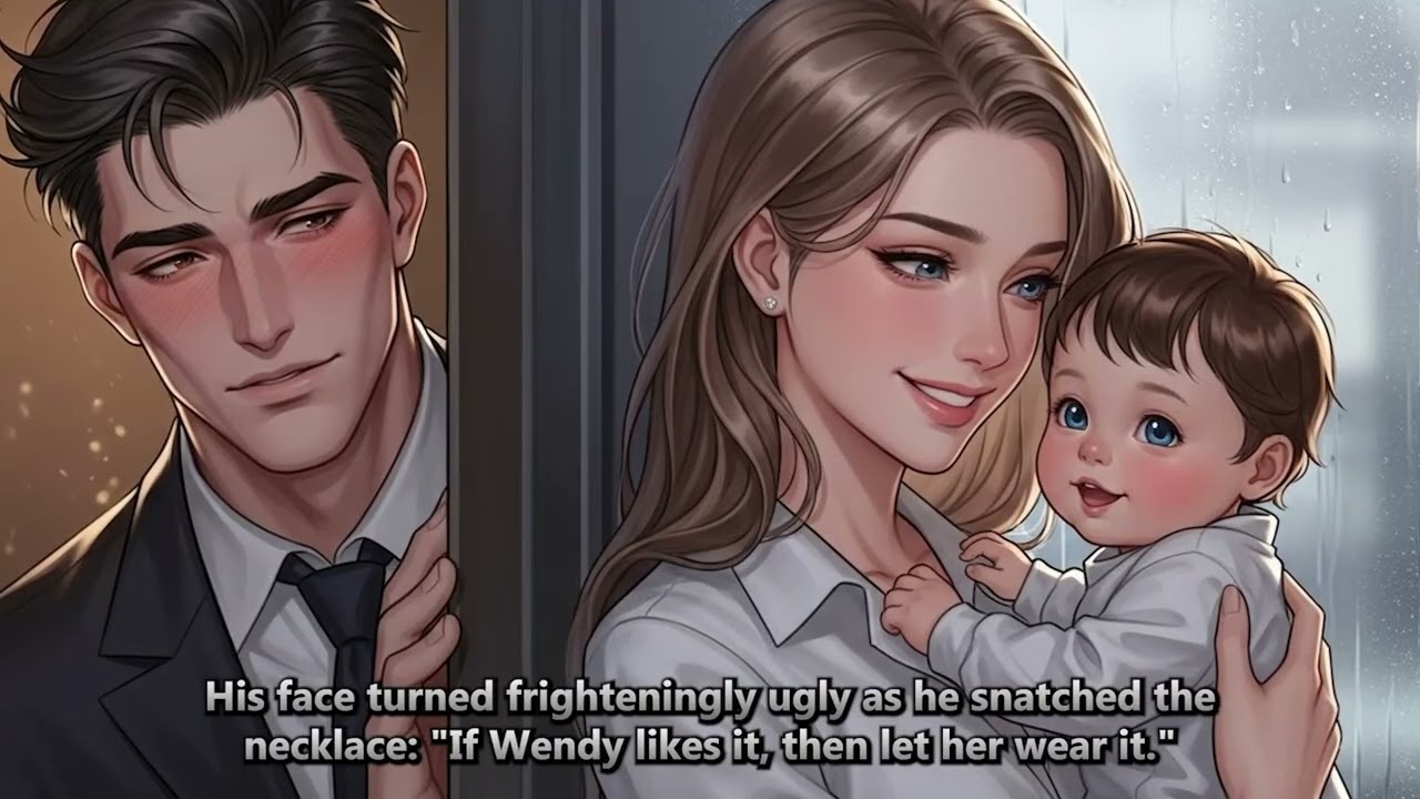 He drove me out of the house for her  5 years later, when he saw my daughter, he began to be afraid.