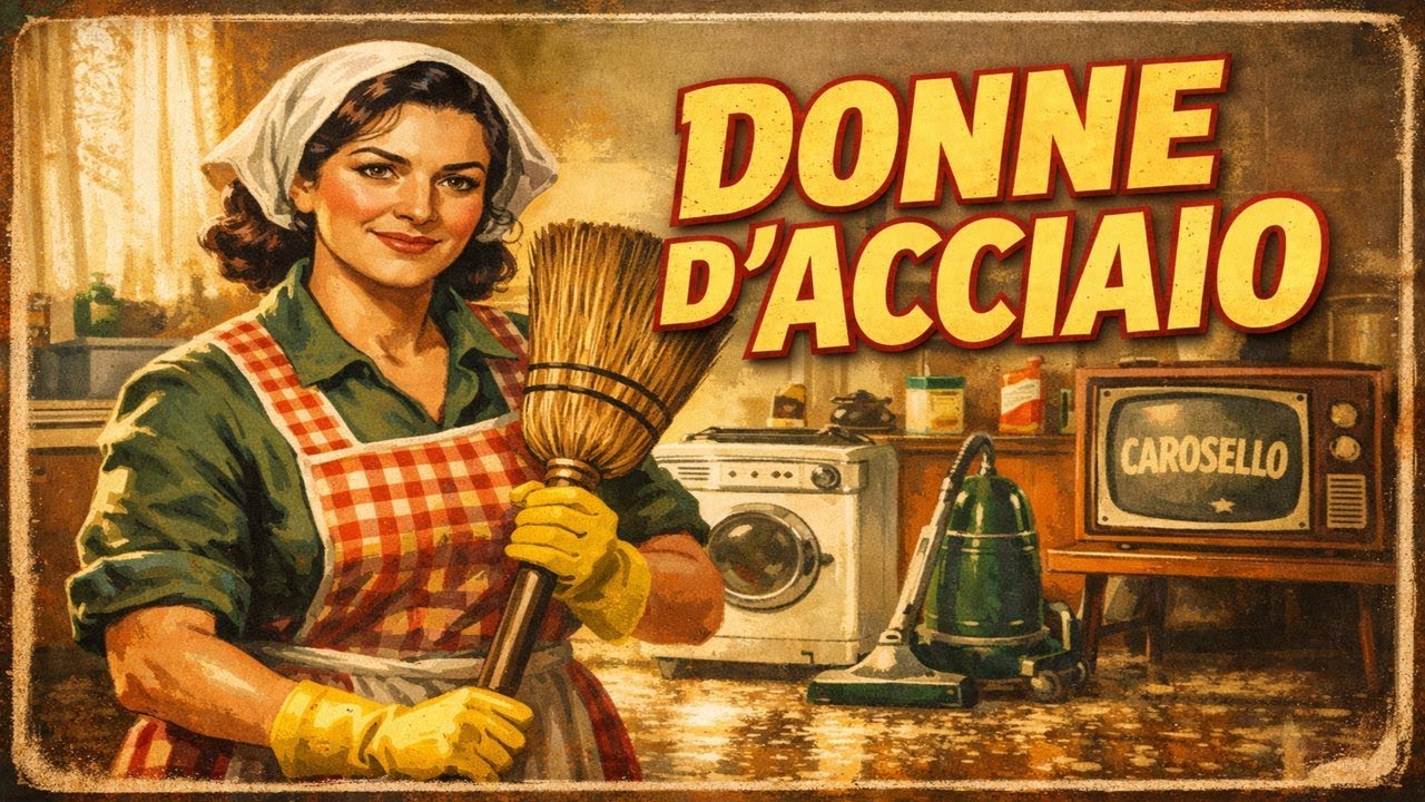 La PULIZIA della CASA negli ANNI 60