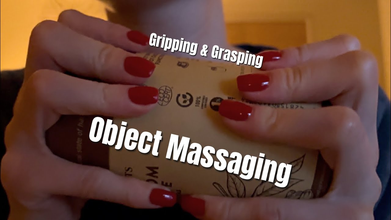 Massaging Objects For 30 MINUTES | Gripping, Grasping & other triggers (lofi asmr no talking)