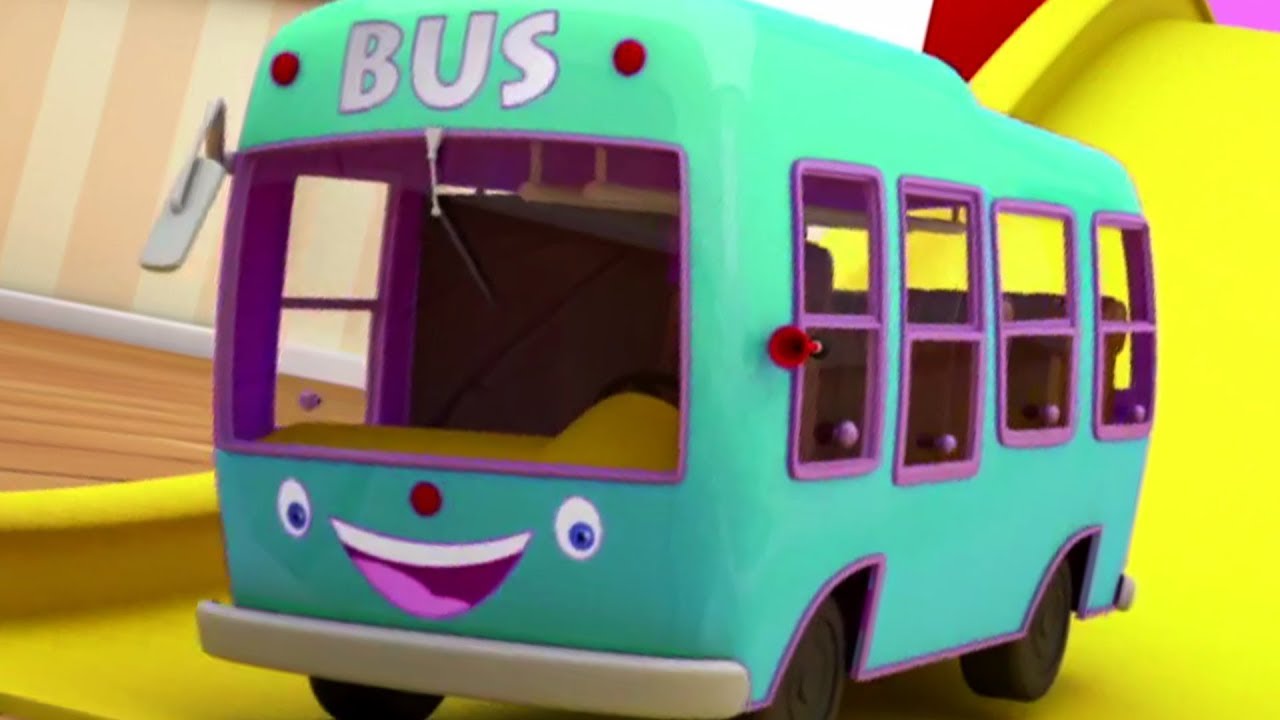The Wheels On The Bus Go Round And Round | Nursery Rhymes Songs For Kids | Videos For Children