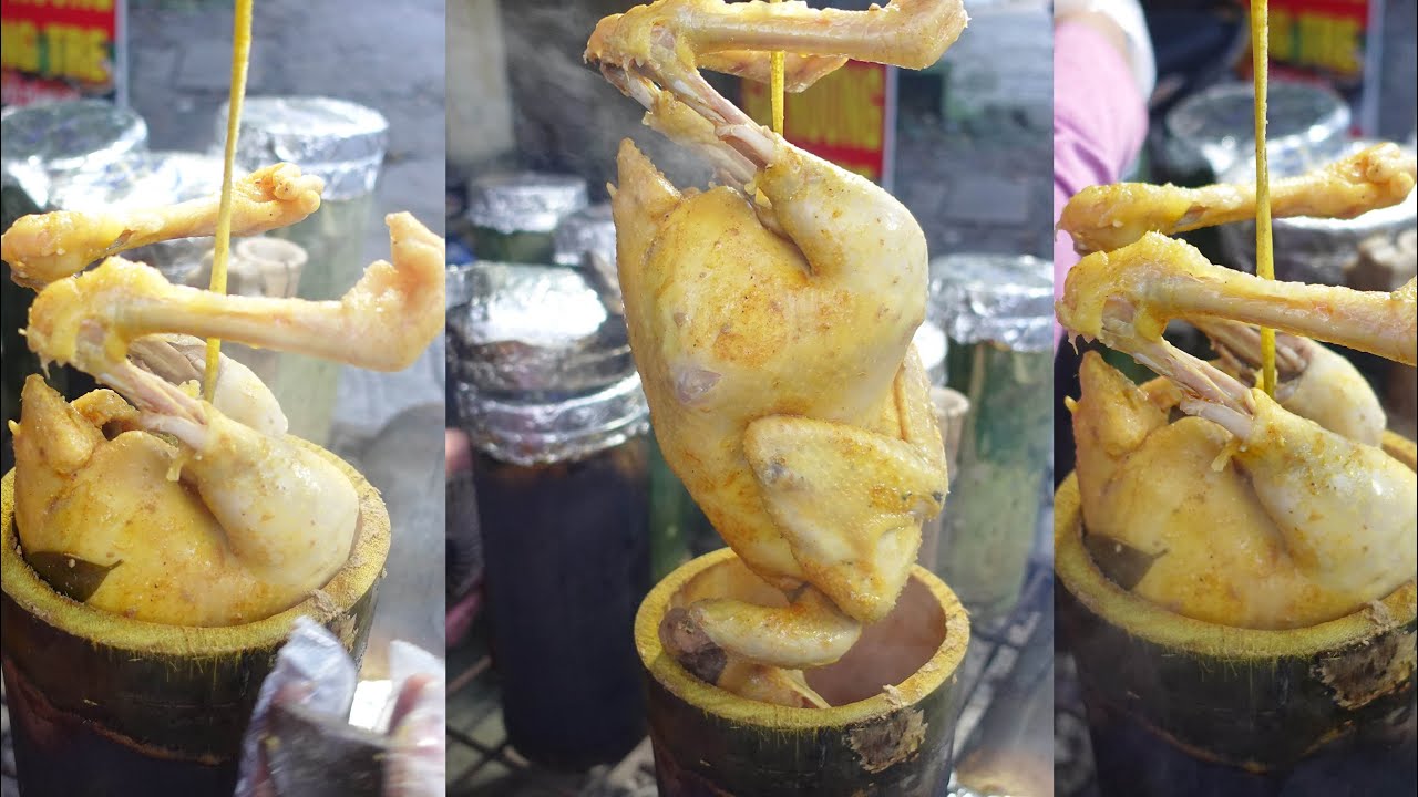 Gà nướng ống tre vỉa hè hết hót ngày vẫn thu về cả 100 triệu thật khủng khiếp