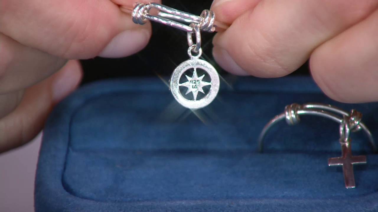 Sterling Silver Charm Ring by Extraordinary Life on QVC