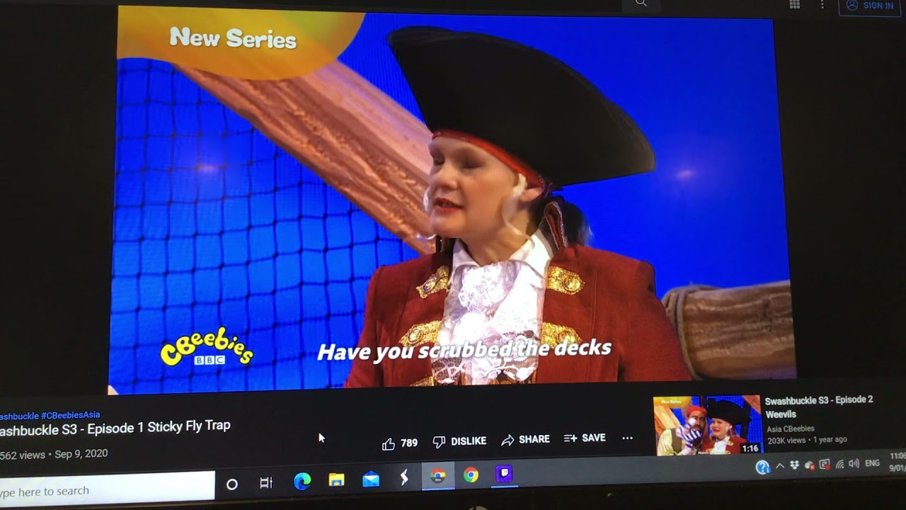 Swashbuckle tickle scene 2
